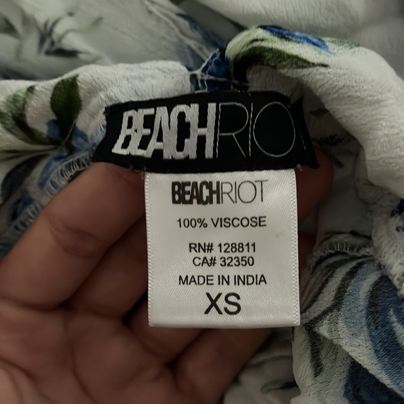 BEACH RIOT BRIDESMAID BLUE FLORAL MAXI DRESS - Picture 4 of 4